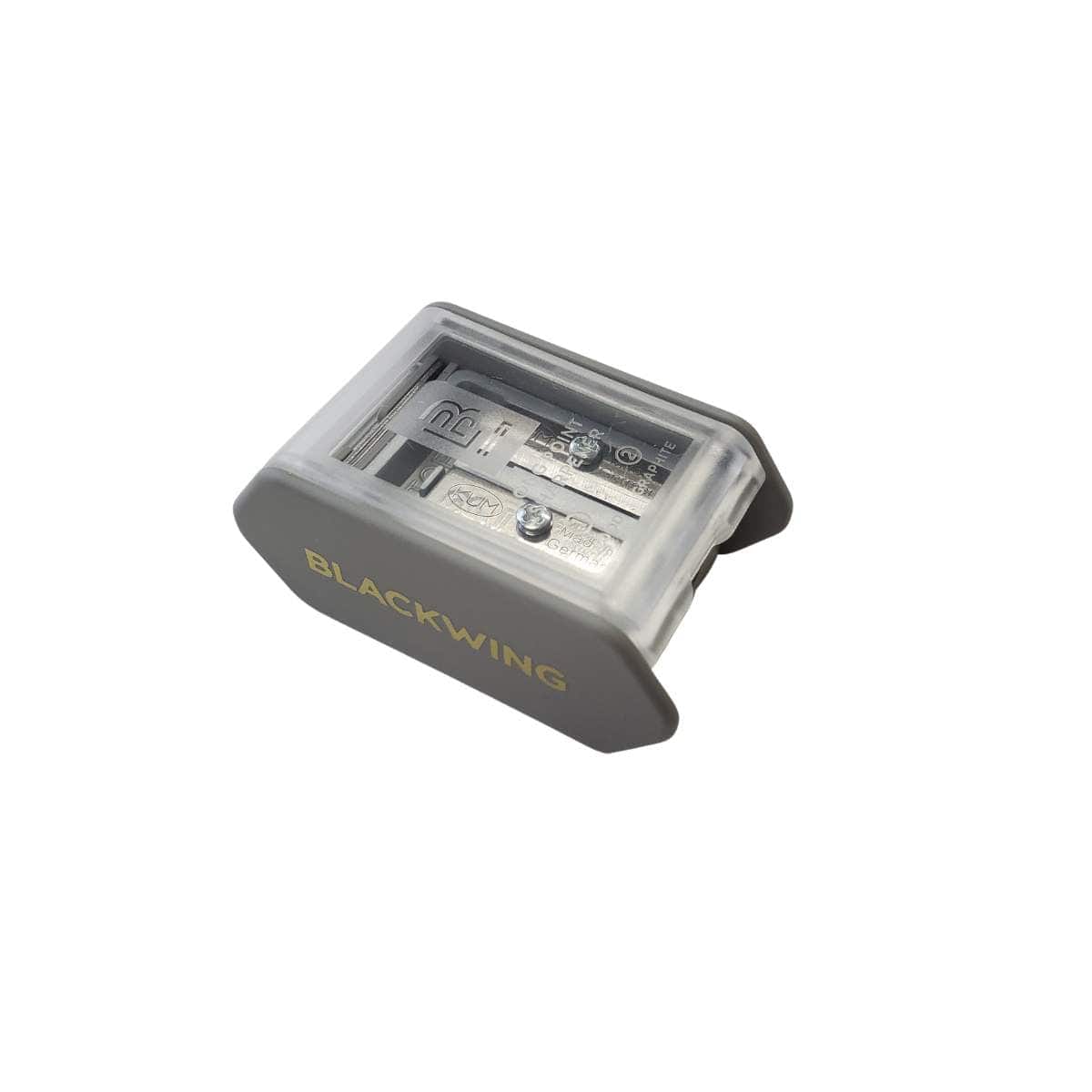 Blackwing LONG POINT SHARPENER Blackwing - Long Point Pencil Sharpener - Two-Step - Grey - Item #104287