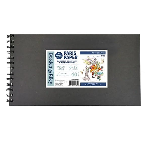 Borden & Riley Marker Pad Borden & Riley - #234 Marker Pad - Spiral Bound - 6x12" - Item #234B061240