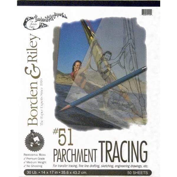 BORDENRILEY PAD Borden Riley #51 Monroe Trace Medium 14x17" Pad