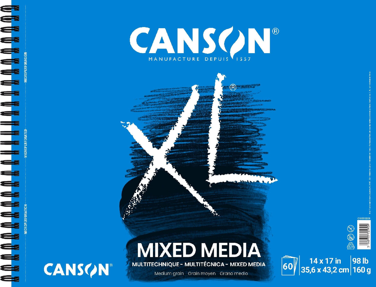 Canson Xl Mix-media Pad 300g/m2 8k 16k 25 Sheets Papers Multi-technique For  Acrylic Watercolour Pencil Pastel - Drawing Paper - AliExpress