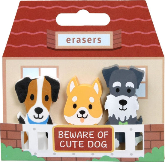 CLS Sales Novelty Cute Dog Eraser Set - Item #10145