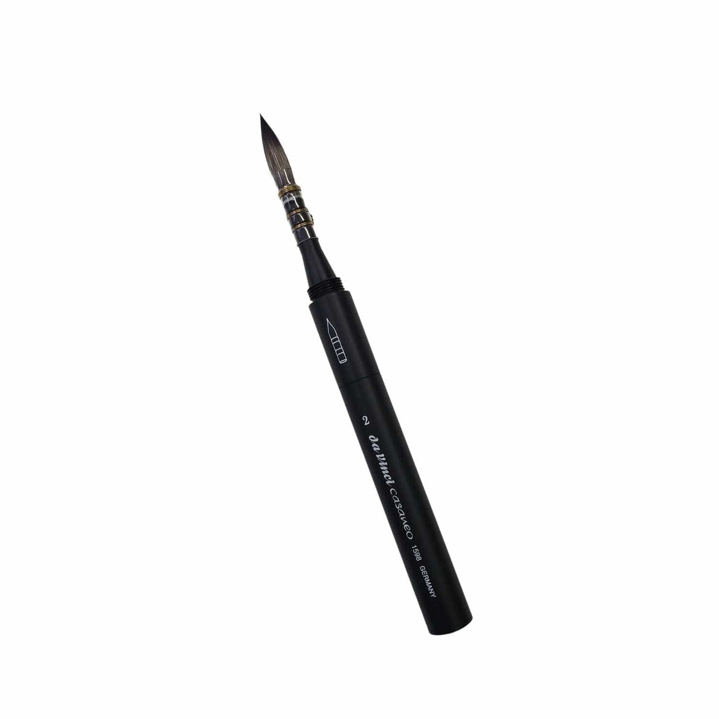 da Vinci Pocket Brush da Vinci - Casaneo Travel Brush - Series 1598 - Wash Brush - #2