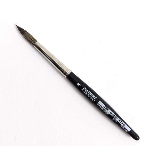 DAVINCI W/C BRUSH da Vinci CASANEO Water Colour Round Brush - Mini Extra Small Size#8