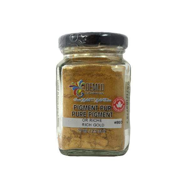 DEMCO PIGMENT RICH GOLD Demco Dry Pigment, 75ml Series 4