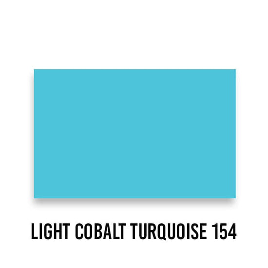 Faber-Castell BRUSH MARKERS Light Cobalt Turquoise 154 Faber-Castell - Goldfaber Aqua - Dual-Tip Markers