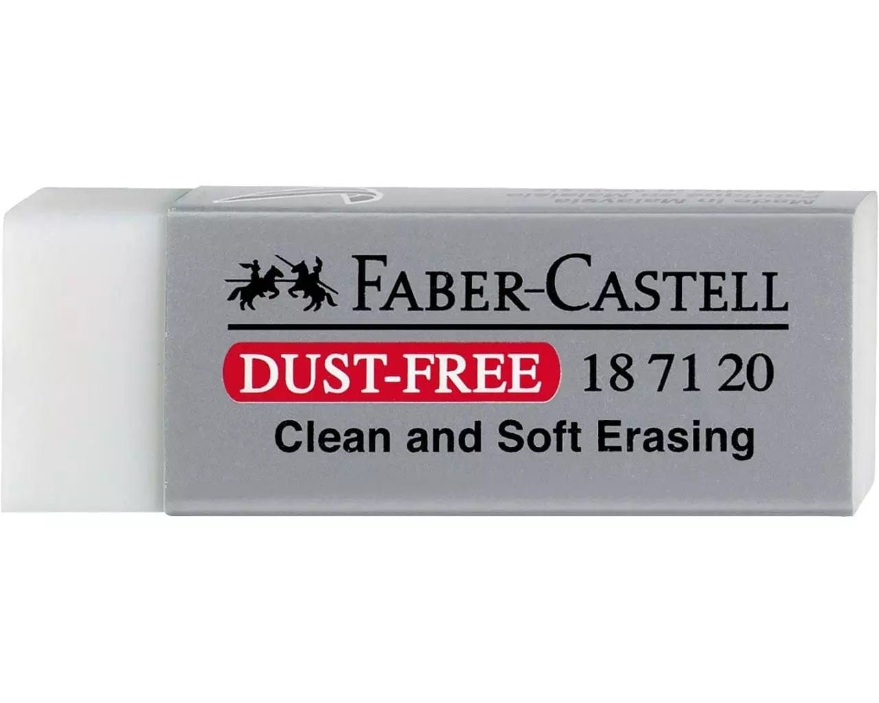 FABER CASTELL ERASER Faber-Castell - White Dust Free Eraser - Item #187120