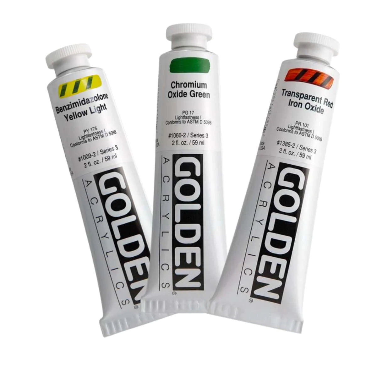 Golden Artist Colors Acrylic Paint Golden - Heavy Body Acrylics - 59mL Tubes - Series 3