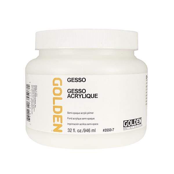 GOLDEN GESSO-WHITE Golden Gesso 946ml