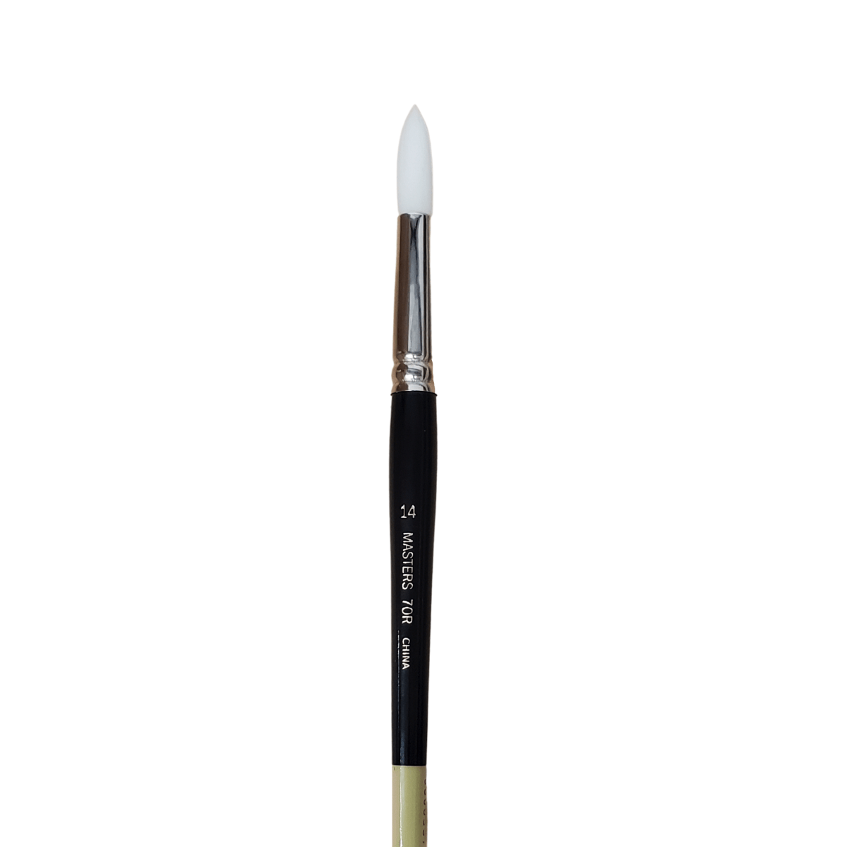 Gwartzman's Art Supplies White Taklon Brush Gwartzman's - White Taklon Brush - Round - #14 - Item #70R14