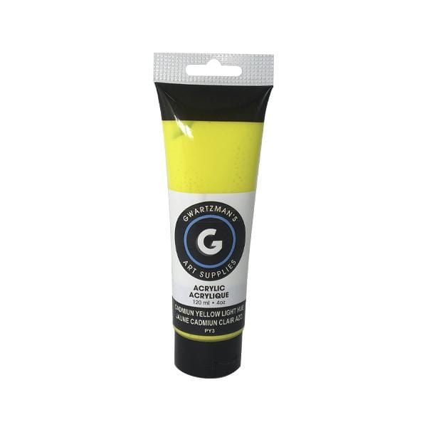 GWARTZMANS ACRYLIC PAINT CAD YELLOW LT Gwartzmans Acrylic Paint Series 1 - 120ml