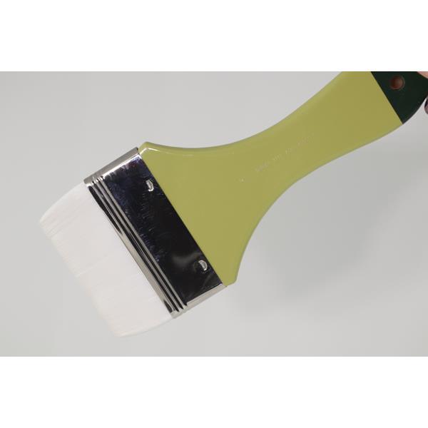 GWARTZMANS BRUSH WHITE TAKLON Gwartzmans White Taklon Extra Wide 3310 Brush 4" - item# 3310-4