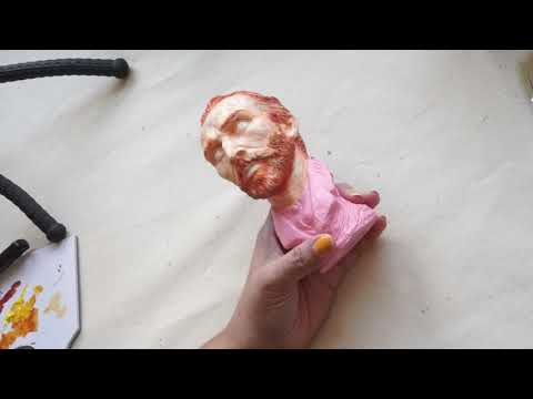 Load and play video in Gallery viewer, Gwartzman&amp;#39;s Plaster Cast - 6&amp;quot; - Van Gogh Head
