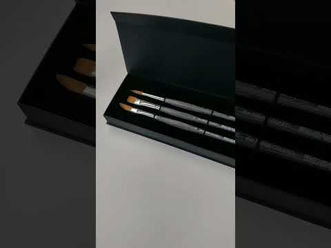Load and play video in Gallery viewer, da Vinci - Colineo - Synthetic Sable Brushes - 3 Piece Gift Set

