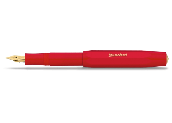 KAWECO FOUNTAIN PEN RED / Fine Kaweco - Classic Sport - Fountain Pens
