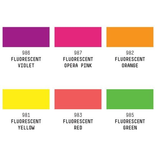 LIQUITEX ACRYLIC GOUACHE Liquitex - Acrylic Gouache Set - Fluorescents - 6 x 59mL - Item #3699324