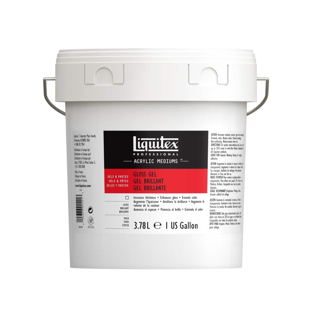 Liquitex - Gel Medium - Gloss - 3.78L Bucket - Item #5736 – Gwartzman's Art  Supplies