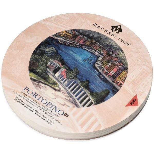 MAGNANI PORTOFINO BLOCK Magnani - Portofino - Block - 12.6" - Circle - 300gsm - Hot Press - White - 20 Sheets