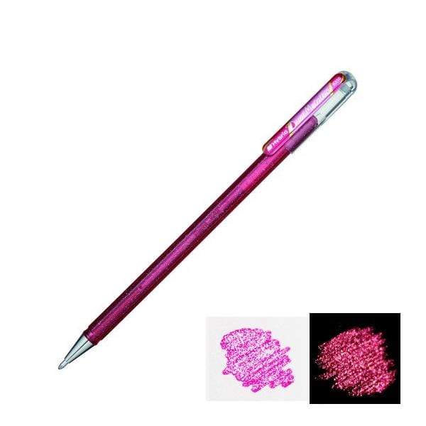 Pentel Sparkle Pop Metallic Gel Pen 1.0mm Bold Line Pink - K91-DP
