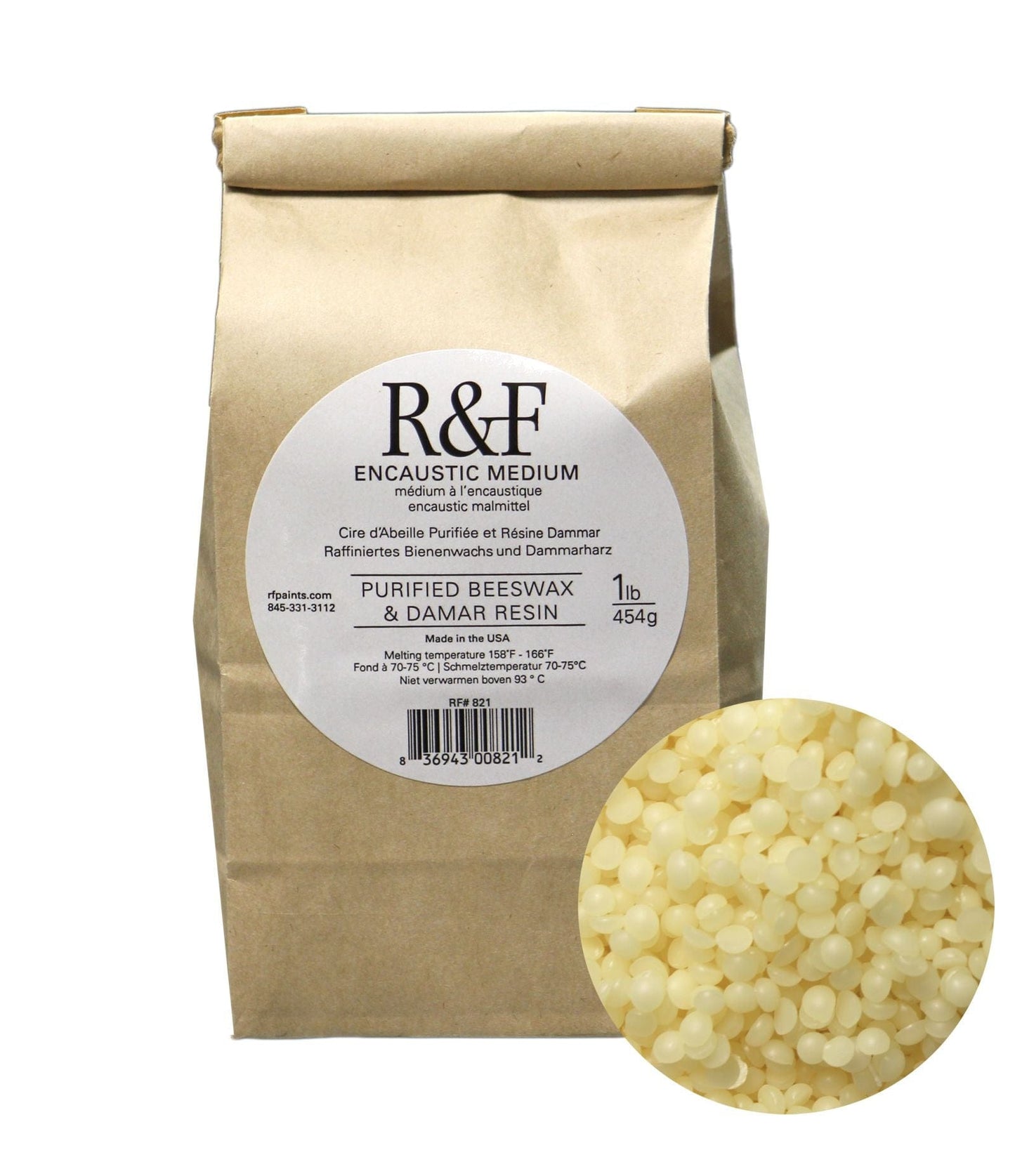 R&F Encaustic Medium R&F - Encaustic Medium - 1lb Bag - Item #821