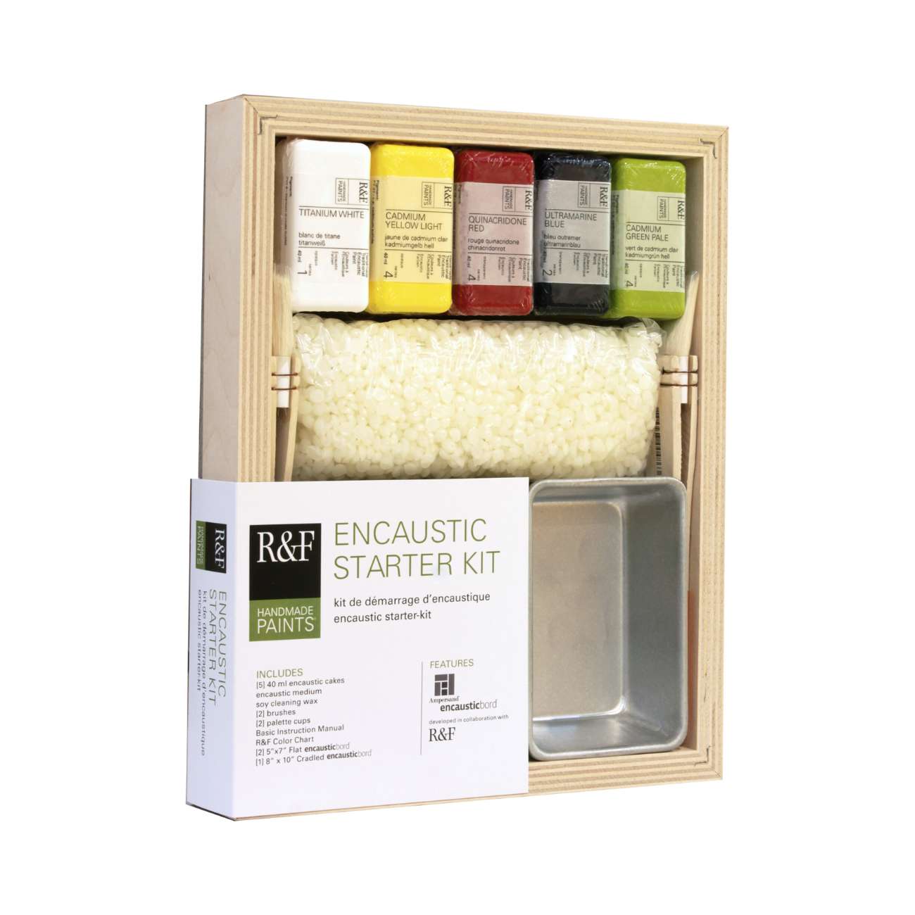 R&F Handmade Paints Encaustics R&F - Encaustic Starter Kit - Item #1941