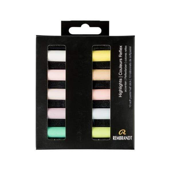 REMBRANDT SOFT PASTEL Rembrandt Soft Pastels Set of 10 - Highlights