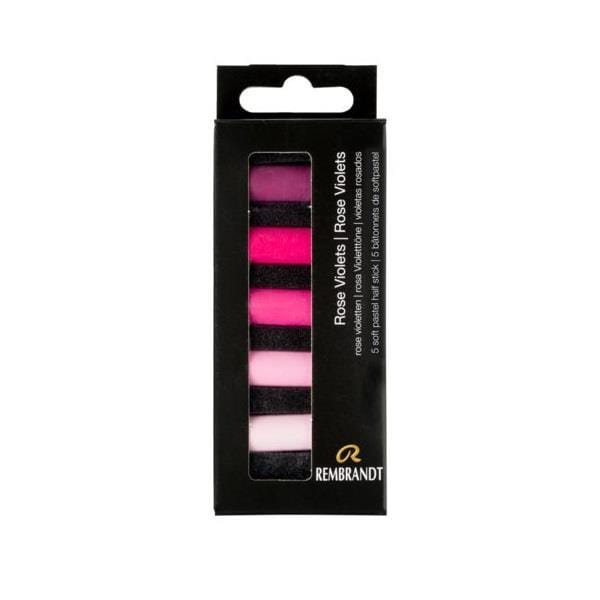 REMBRANDT SOFT PASTEL Rembrandt Soft Pastels Set of 5 - Rose Violets