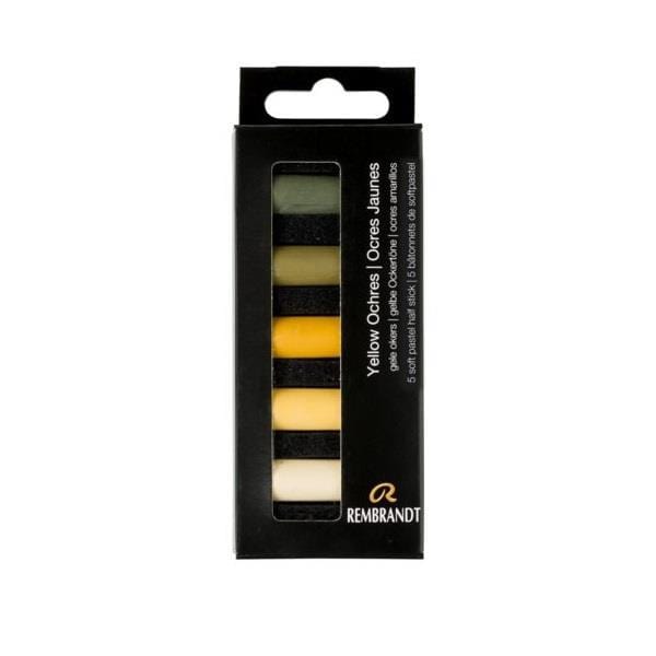 REMBRANDT SOFT PASTEL Rembrandt Soft Pastels Set of 5 - Yellow Ochres