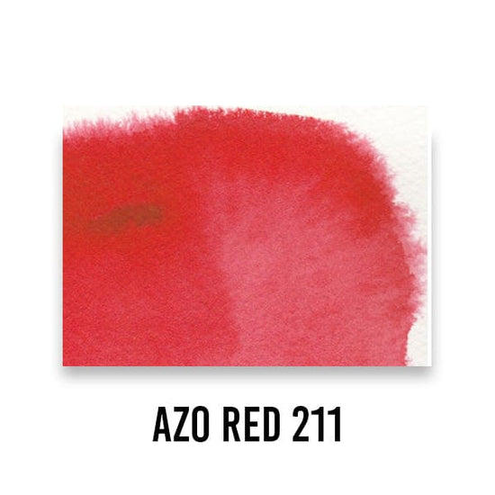 ROMAN SZMAL W/C FULL PANS AZO RED 211 Roman Szmal - Aquarius Watercolours - Individual Full Pans -  Series 2