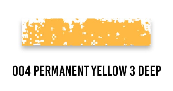 Schmincke SOFT PASTEL 004 Permanent Yellow 3 Deep Schmincke - Extra-Soft Artists' Pastels - Individual Medium Tints (Series H)