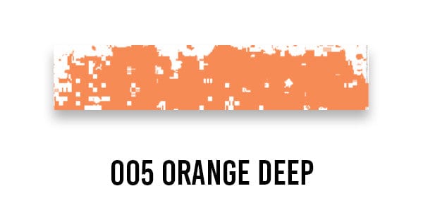 Schmincke SOFT PASTEL 005 Orange Deep Schmincke - Extra-Soft Artists' Pastels - Individual Medium Tints (Series H)