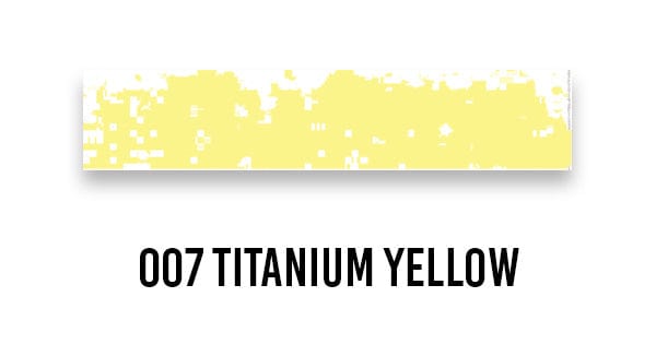 Schmincke SOFT PASTEL 007 Titanium Yellow Schmincke - Extra-Soft Artists' Pastels - Individual Medium Tints (Series H)