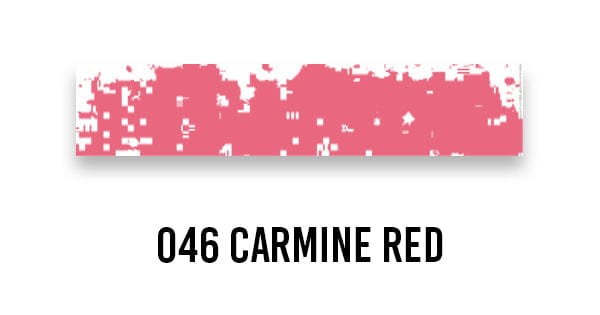 Schmincke SOFT PASTEL 046 Carmine Red Schmincke - Extra-Soft Artists' Pastels - Individual Medium Tints (Series H)