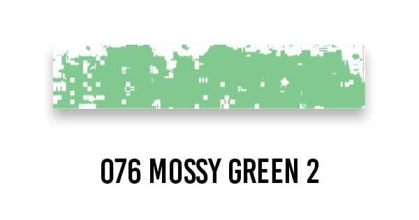 Schmincke SOFT PASTEL 076 Mossy Green 2 Schmincke - Extra-Soft Artists' Pastels - Individual Medium Tints (Series H)
