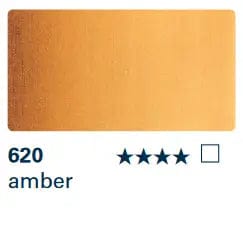 Schmincke Water Colour Ink Amber 620 Schmincke - Aqua Drop - Liquid Watercolour - 30mL Bottles