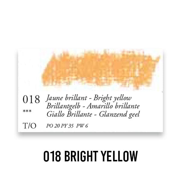 SENNELIER OIL PASTEL Bright Yellow 018 Sennelier - Oil Pastels - Reds, Oranges, Yellows