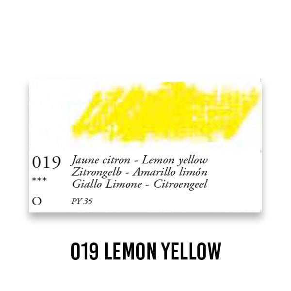 SENNELIER OIL PASTEL Lemon Yellow 019 Sennelier - Oil Pastels - Reds, Oranges, Yellows