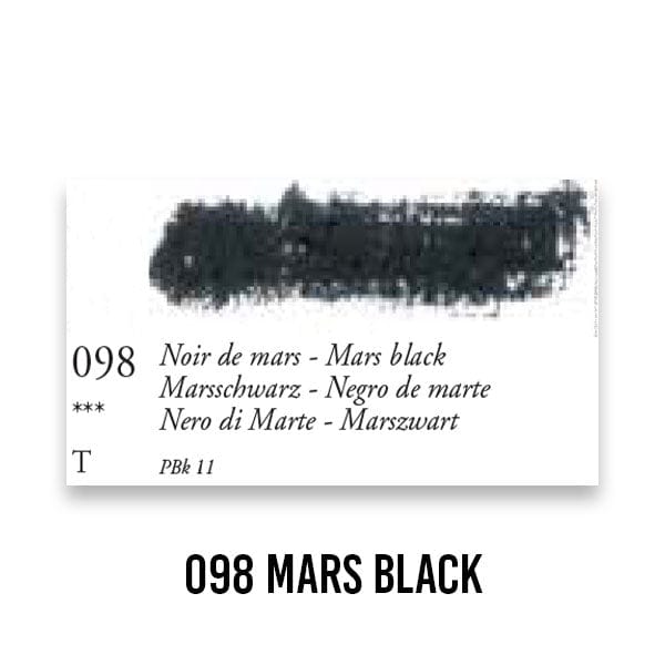 SENNELIER OIL PASTEL Mars Black 098 Sennelier - Oil Pastels - Black, White, Greys