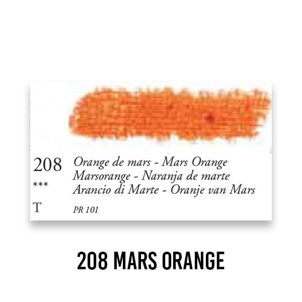SENNELIER OIL PASTEL Mars Orange 208 Sennelier - Oil Pastels - Reds, Oranges, Yellows