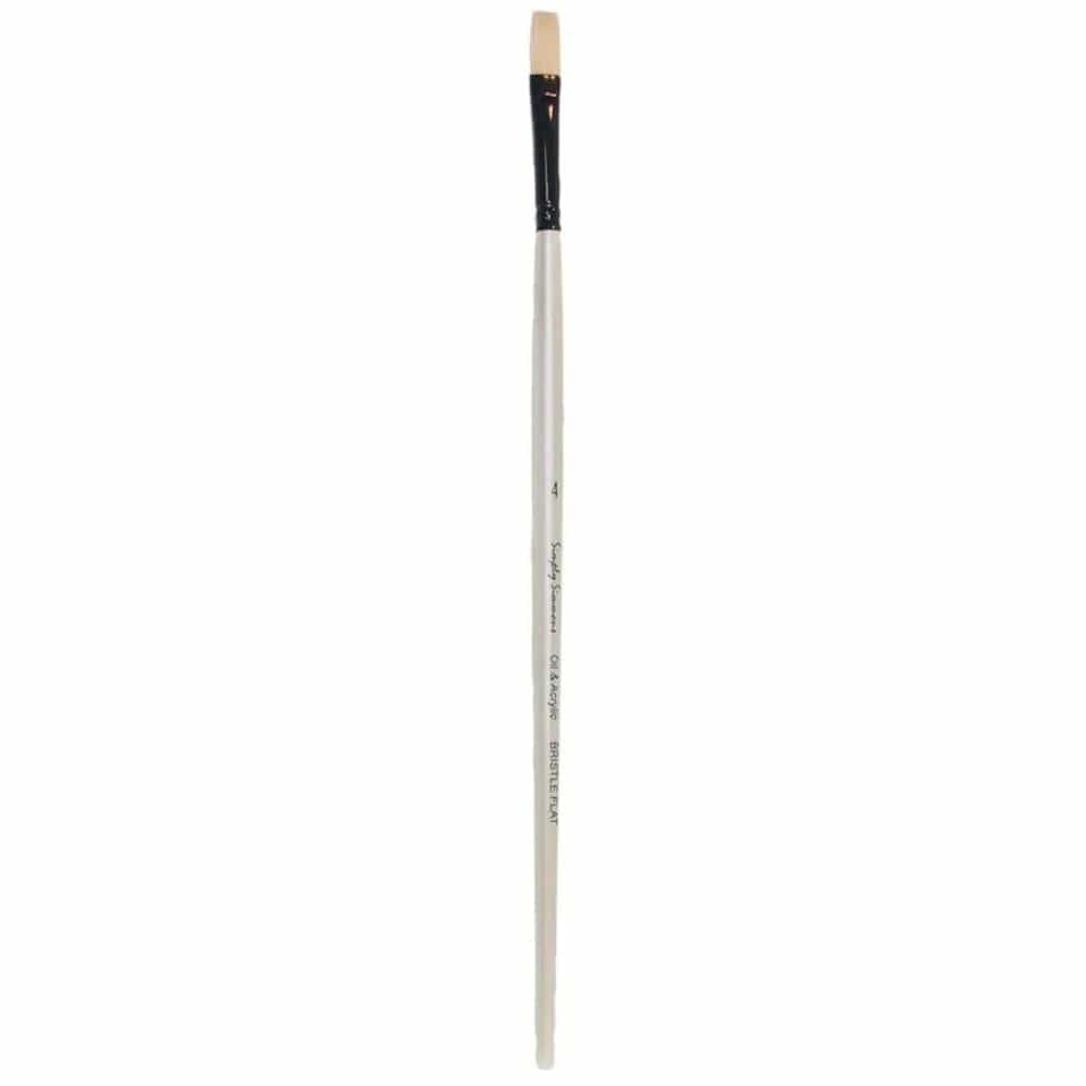 SIMPLY SIMMONS Bristle Brush #4 Simply Simmons - Bristle Brushes - Flat