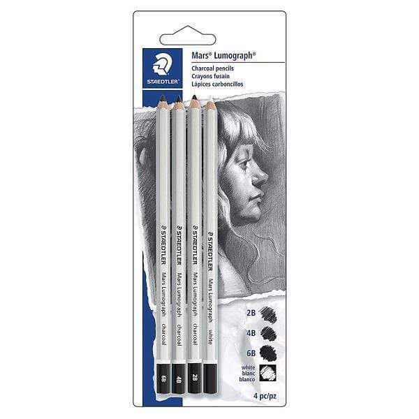 STAEDTLER CHARCOAL PENCIL Staedtler Charcoal Pencil Set of 4