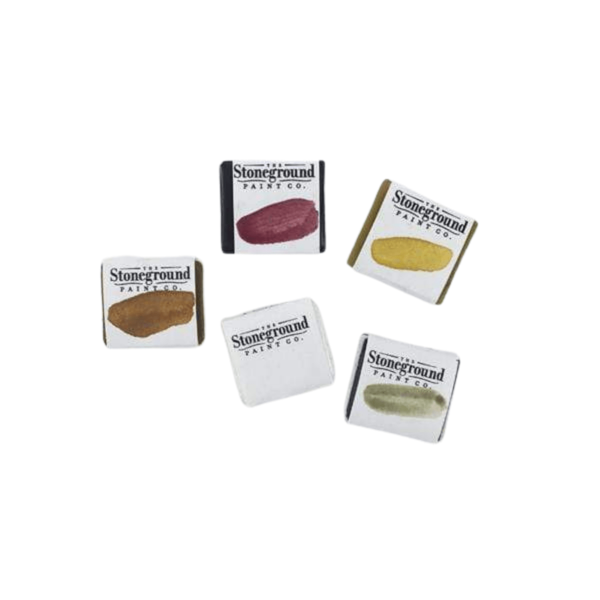 STONEGROUND HALF-PAN SER 1 Stoneground - Watercolour Half Pans - Series 1