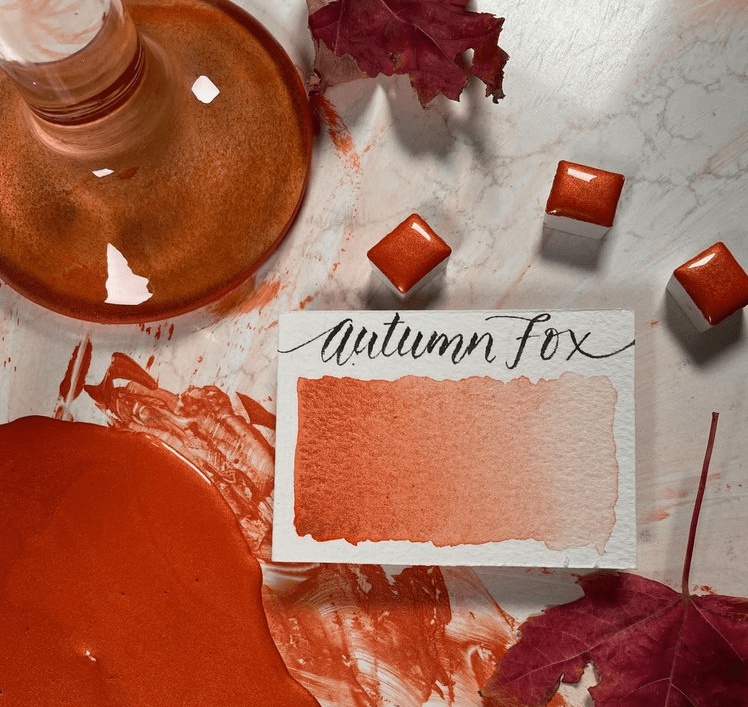 STONEGROUND HALF-PAN SER 3 AUTUMN FOX Stoneground Watercolour Half Pans - Series 3
