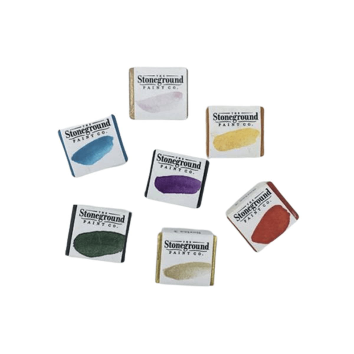 STONEGROUND HALF-PAN SER 3 Stoneground - Watercolour Half Pans - Series 3