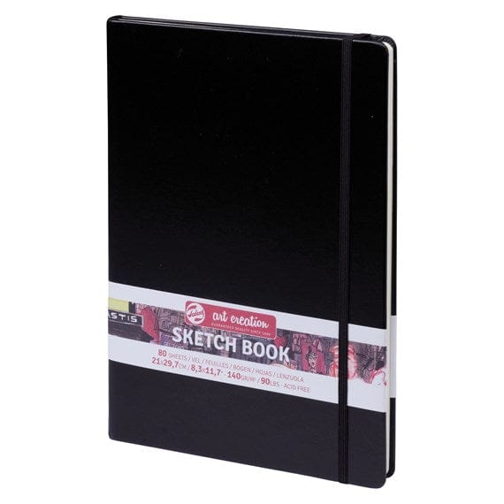 Talens Art Creation ART CREATION SKETCHBOOK BLACK Talens - Art Creation - Sketch Book - 21x30cm - Large Profile - 80 Sheets