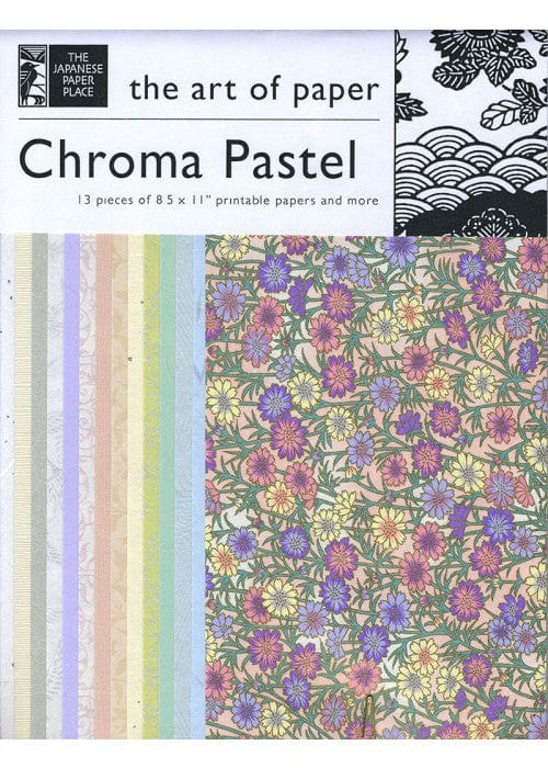 The Japanese Paper Place Paper Potluck The Japanese Paper Place - Chroma Pastel - 13 Sheets - 8.5x11" - Item #POT13554