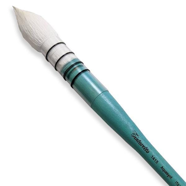 TINTORETTO ROUND SYNTH BRUSH Tintoretto - Round Synthetic Brush - Synthetic Goat Hair - Aquasynt - Size 10 - 01415/10
