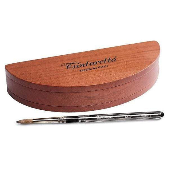 TINTORETTO WOOD CASE Tintoretto 111/6 Wood Brush Case With 3 Brushes
