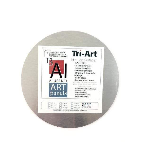 TRI-ART DIBOND 1/8" THICK Dibond Alupanel 1/8" Thick - Round 8"