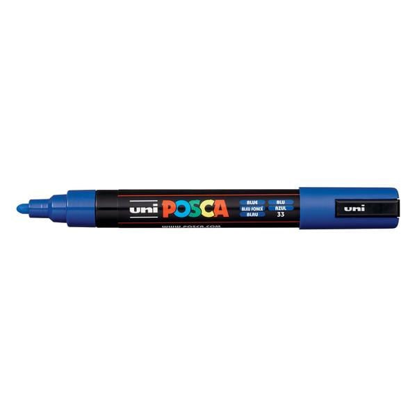 UNIBALL POSCA BLUE Uni Posca Medium Tip Paint Marker PC-5M