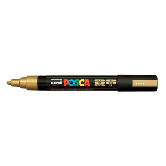 UNIBALL POSCA GOLD Uni Posca Medium Tip Paint Marker PC-5M